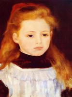 Renoir, Pierre Auguste - Little Girl in a White Apron, Lucie Berard